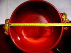 1970s Pacific Coast Orange Ram Casserole Dish Signed B. Welsh Stoneware Ceramic — photo 4