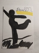 GAT PAINTINGS IMPRESSIONISM ORIGINAL COLLECTIBLE WHIMSICAL  FIGURE DANCE ART