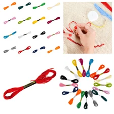 Craft County Cotton Embroidery Thread 7m for Sewing, Craft, DIY