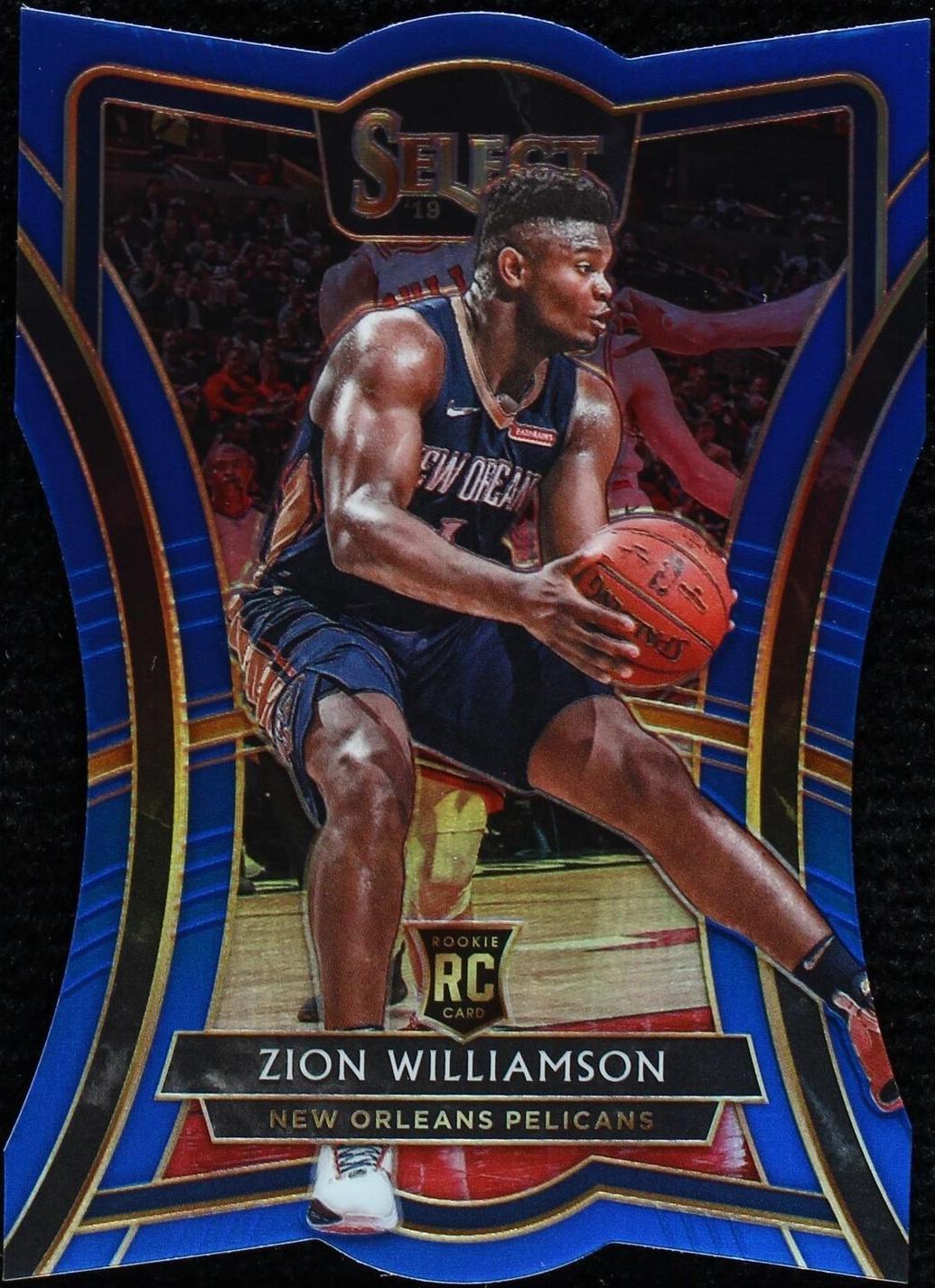 2019-20 Panini Select - Premier Level Zion Williamson #199 Blue Prizm /249 (RC)