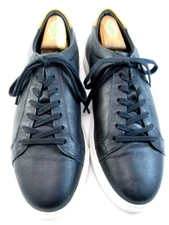 Allen Edmonds "COURTSIDE" Low-Top Leather Dress Sneakers 10.5 D  Black   (947)