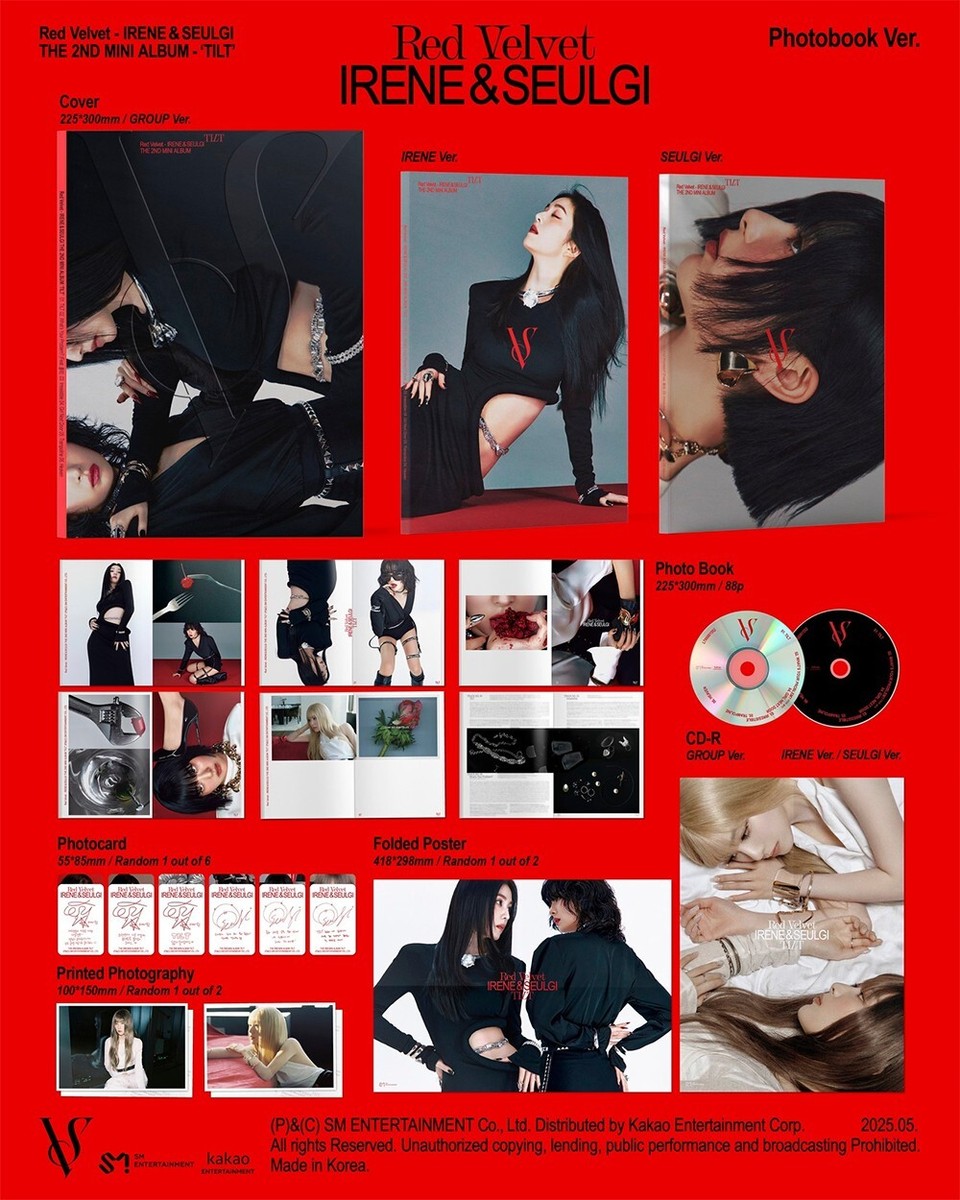 Red Velvet TILT アイリーン star 6枚セット Red Velvet TILT アイリーン star 6枚セット Irene & Seulgi