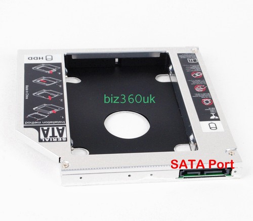 2nd HDD SSD Caddy Adapter for Dell Latitude E5400 E5410 E5420 E5500 E5510 E5520 - Picture 3 of 9