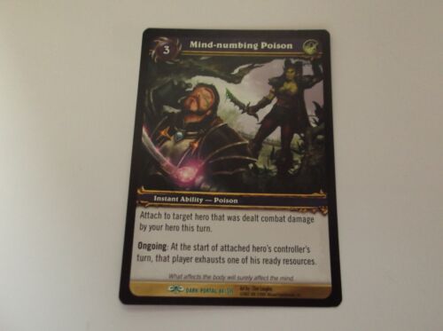World of Warcraft: Dark Portal "MIND-NUMBING POISON" #84 Ability Trading Card - Picture 1 of 2