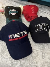 Adidas, Nike,American Needle Men’s Lot Of 4 Cotton / Wool Hats, New Without Tags