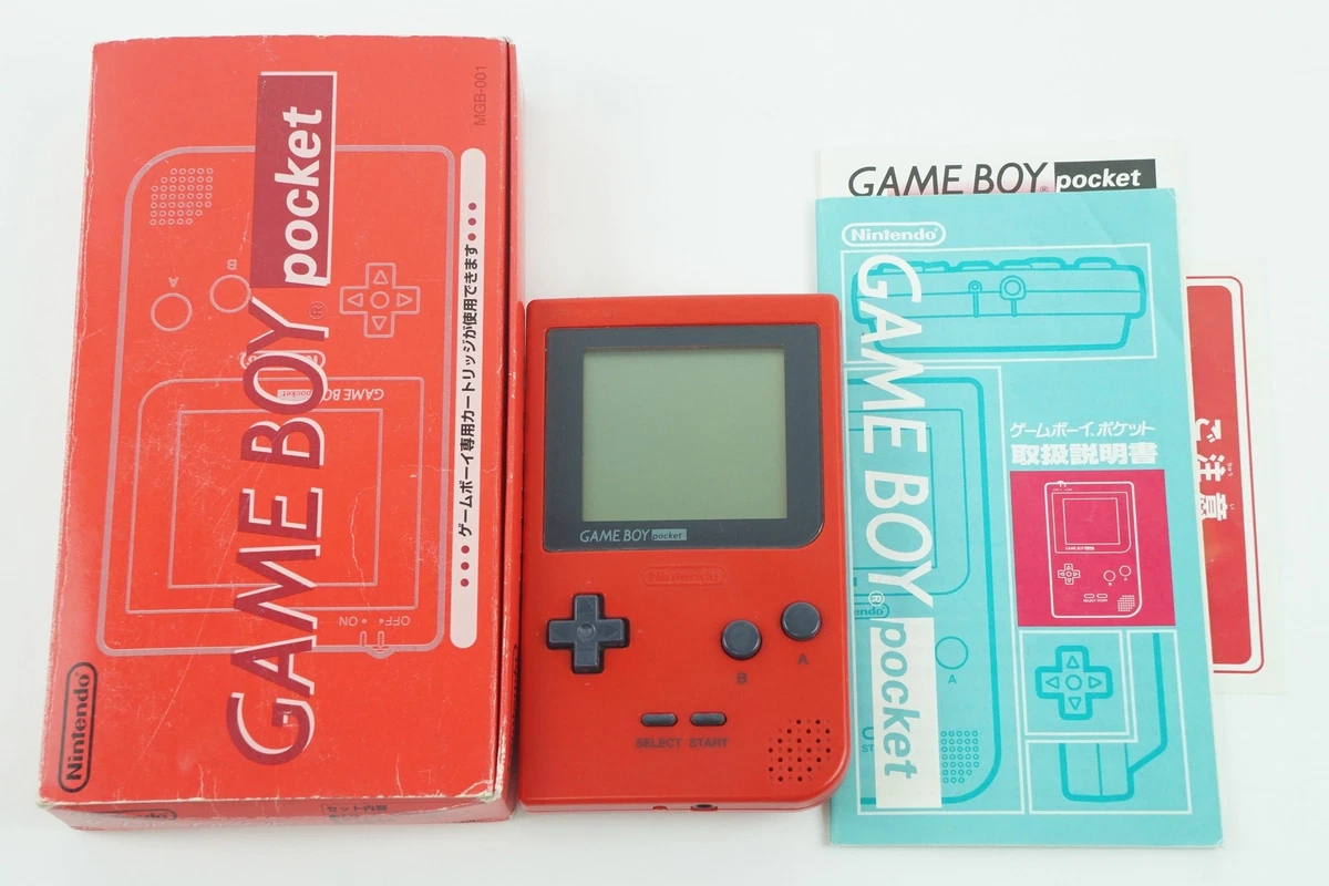 ゲームボーイポケット レッド Nintendo 箱付 GBP RED www