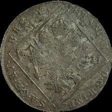 1802 E  7 Kreuzer Silver. Transylvania  .Karlsburg Alba Iulia . Very Rare 
