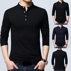 Long Sleeve T-shirt Pure Blouse Top 