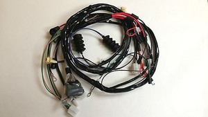 1968 Camaro Forward Front Light Wiring Harness with Gauges V8 Standard