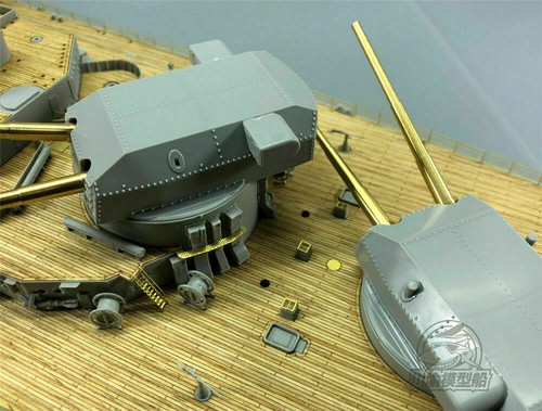 chinese 1/200 German Bismarck Battleship Detail Improve Upgrade Kits for 03702 - Picture 4 of 23