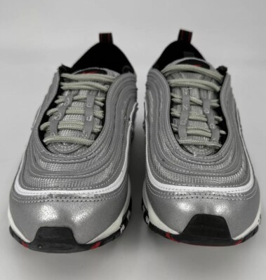 Nike Air Max 97 OG Women's Size 7.5 Metallic Silver/Varsity Red