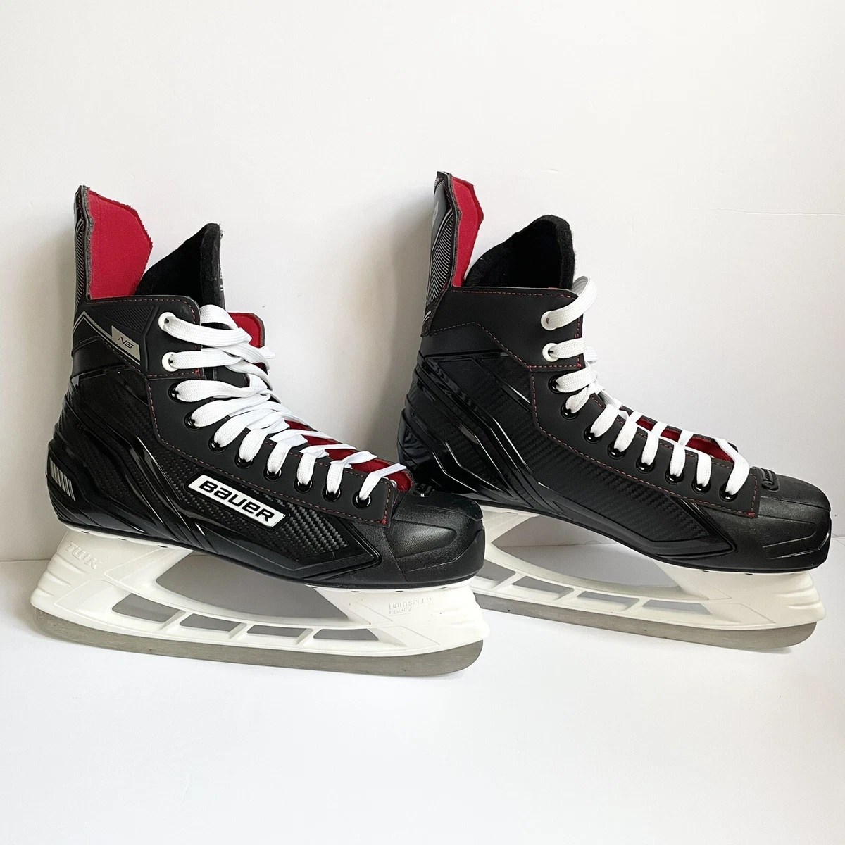 Bauer NS Ice Hockey Skates Men s Senior Size 10 Tuuk Lightspeed Pro II Red