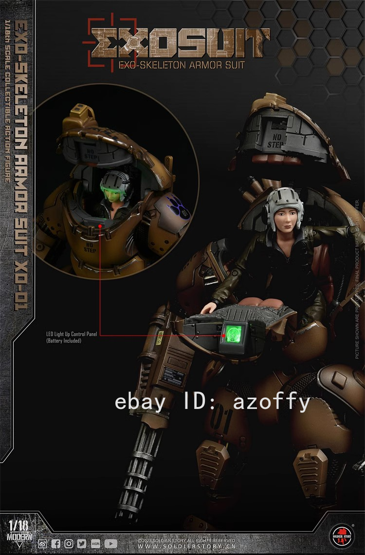 SoldierStory SSE001 1/18 EXO-Skeleton Armor Suit XO-01 3.75in