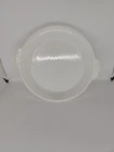 Pyrex White Milk Glass 8 1/2" Fluted Edge Pie Plate Baking Dish #228