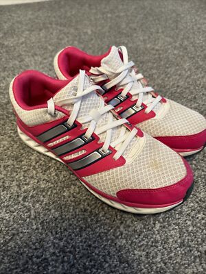 Adidas Falcon Elite Women's Running Trainers White Pink UK