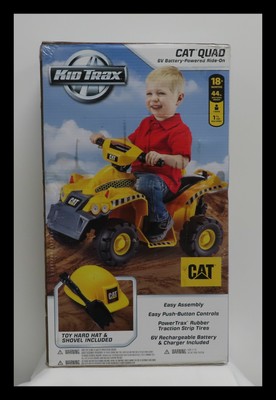 kid trax cat 6v quad ride on manual