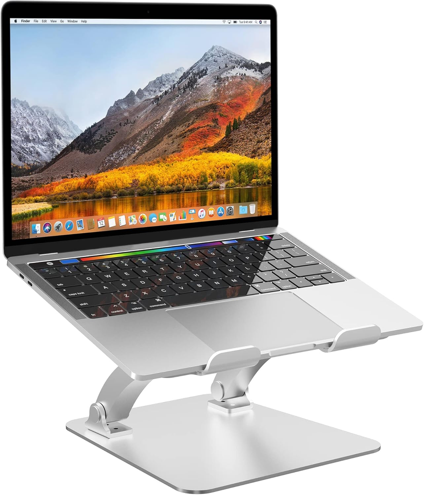 Adjustable Aluminum Laptop Stand Foldable Desk Riser for Computers
