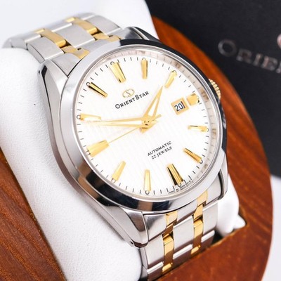 ORIENTSTAR DV02C1B Wristwatch Silver Gold Automatic Skeleton 22J Rare