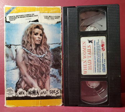 VHS When Women Had Tails RARE HTF Cult Damaged Slip *BUY 2 GET 1 FREE*