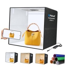 Light Box Photography 20x20in, Portable Photo Studio Light Box with 200 LED