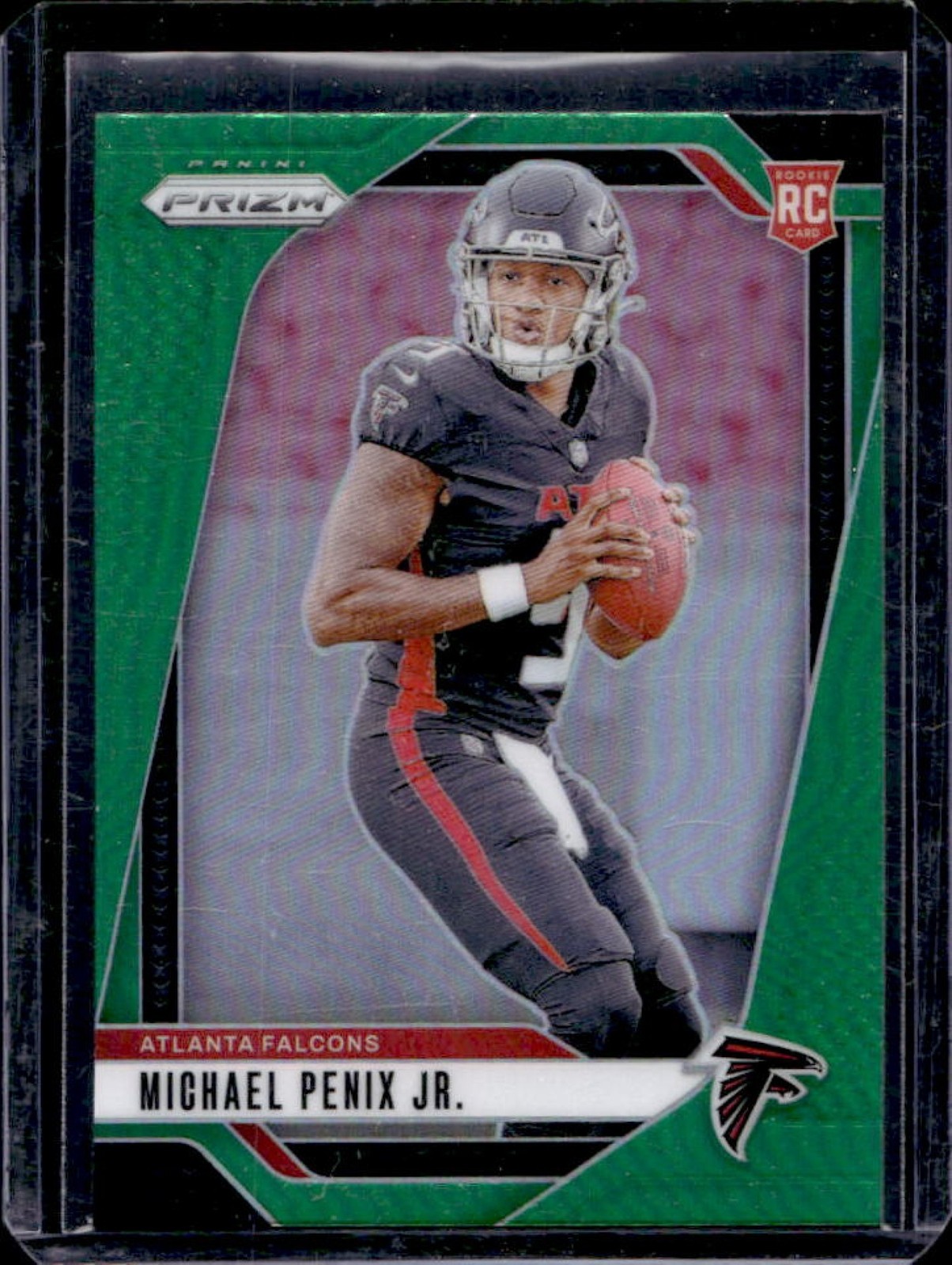 2024 Prizm Michael Penix Jr. RC Green Rookie #378 Falcons