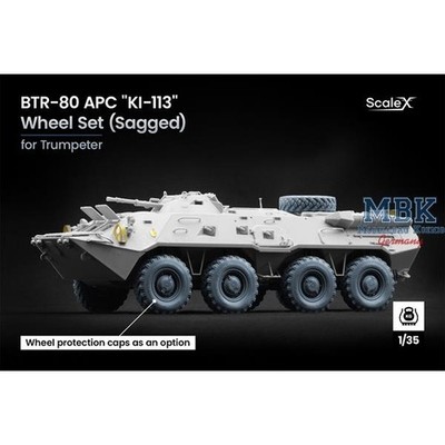 Scale X SCX-WM35035s BTR-80 APC KI-113 Sagged wheel set - 1/35