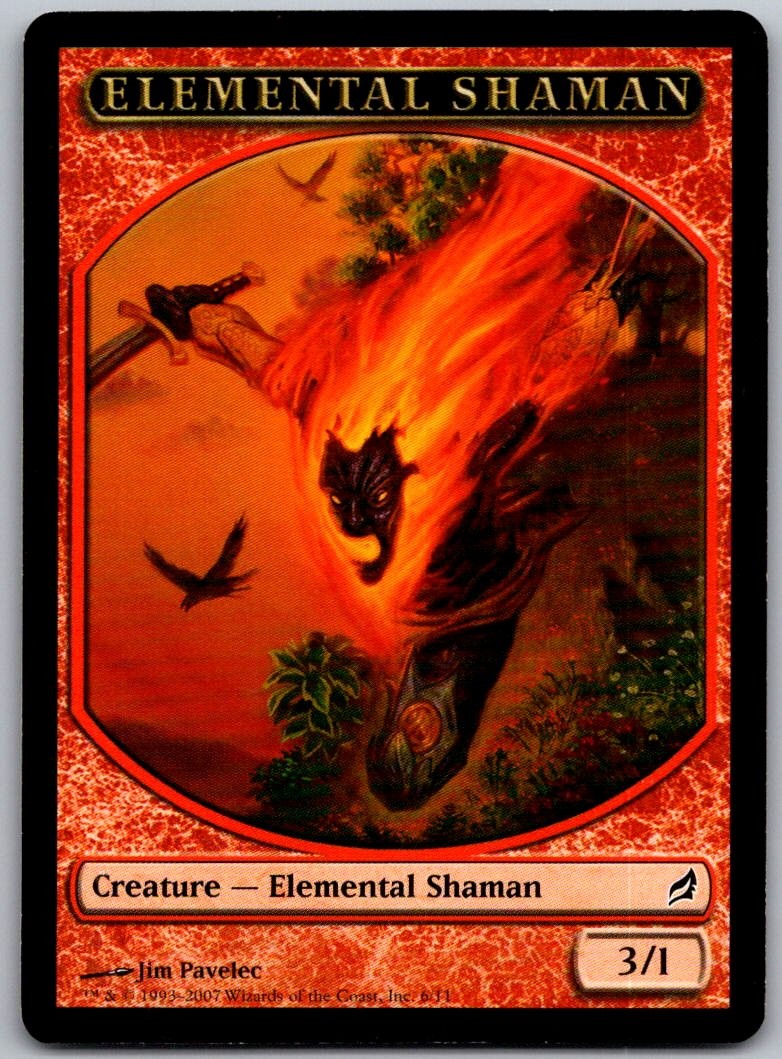 Elemental Token 2 Token Conflux Magic: The Gathering Near Mint