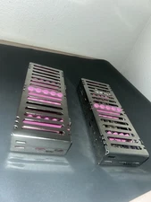 hu friedy dental instruments lot 2 Cases And Tools 8”x3”