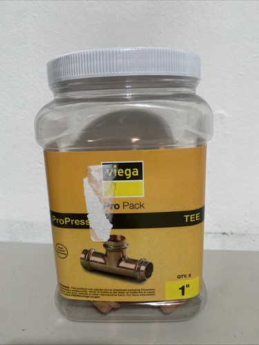 Viega ProPress 1 in. Press Copper Tee Fitting (5-Pack)