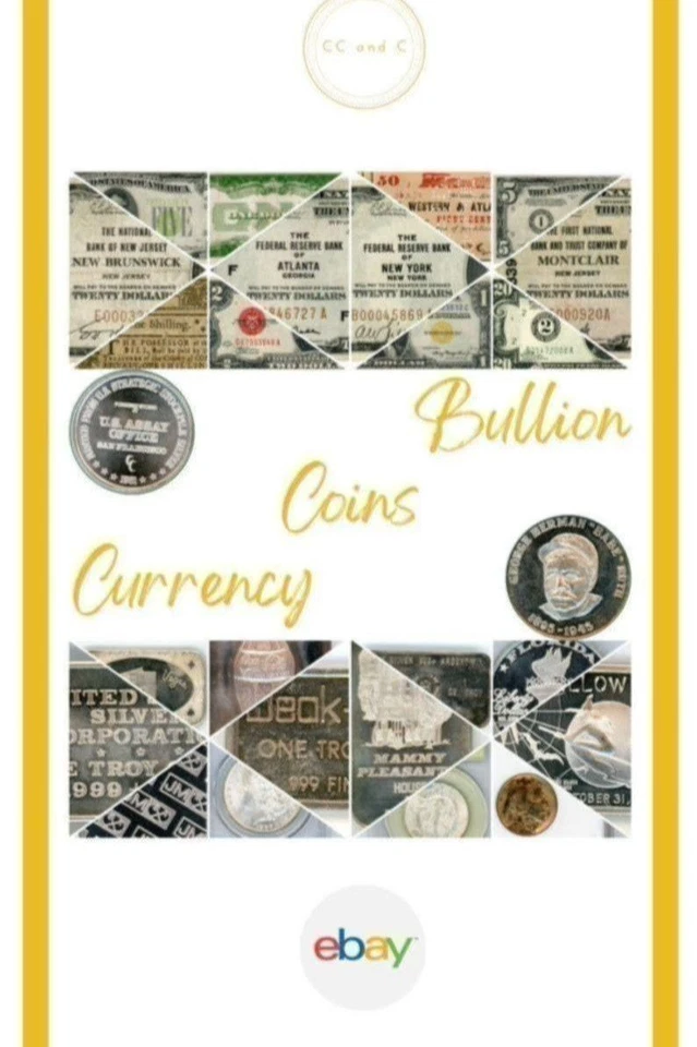 1c & $1 Starts on Coins, Silver Bullion, World Currency