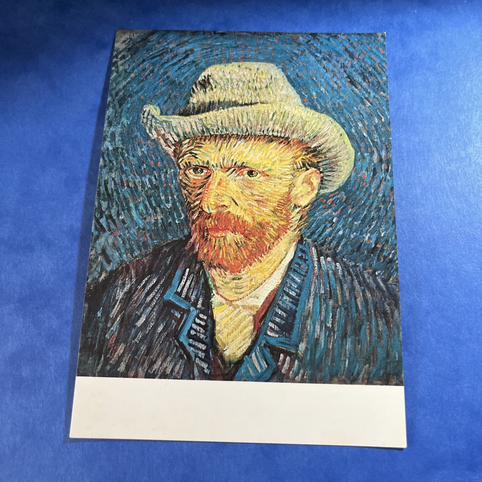 CARTOLINA COLORI COLLEZIONE VINCENT VAN GOGH AUTORITRATTO - VINTAGE POSTCARD