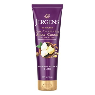 Jergens Shea and Cocoa Whipped Body Butter Lotion, Tone 8.5 Fl Oz (Pack of 1) 