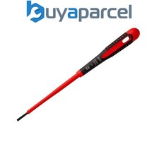 Image of Bahco BE-8220S ERGO VDE Insulated Slotted Screwdriver 3.0 x 100mm BAHBE8220S