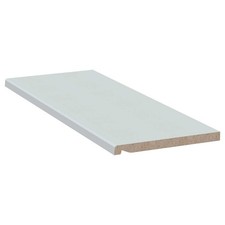 Werzalit Fensterbank Compact S18 Hellgrau - Perlstruktur mit ABS Kante