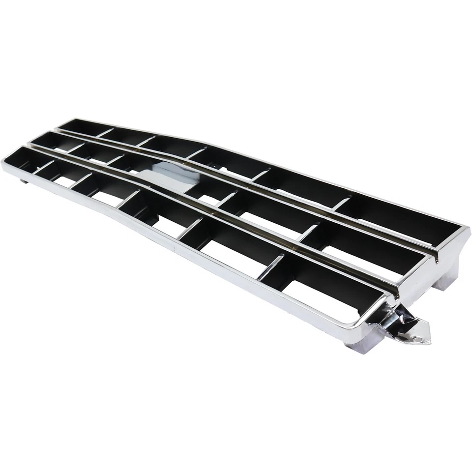 Rejilla para 82-90 Chevrolet S10 83-90 S10 Blazer carcasa cromada con inserto negro Foto 3 de 4