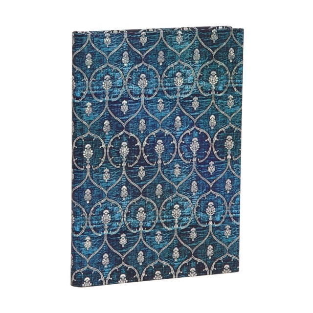 Blue Velvet Midi Lined Journal (Elastic Band Closure) by Paperblanks