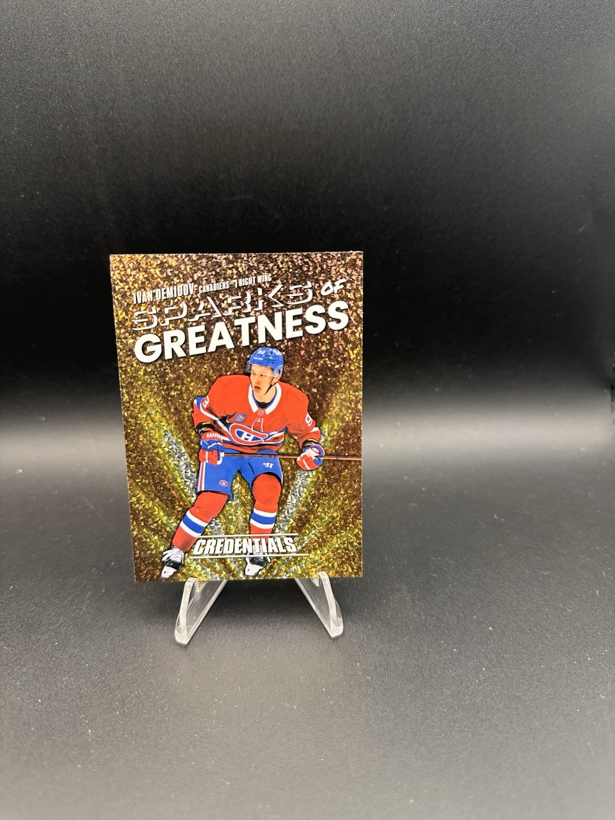 Ivan Demidov 2025-26 UD Credentials - #SG-7 Sparks Of Greatness Rookie RC