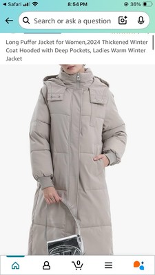 Brand New Long Puffy Coat