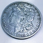 1893 Morgan Silver Dollar Beautiful High Grade Coin Rare Date