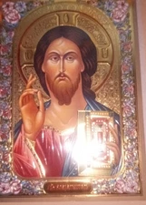 Orthodox Christian Postcard Icons - Virgin Mary, Lady of Kazan - Christ,...