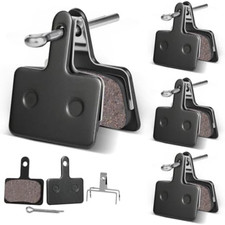 4 Pairs MTB Disc Brake Pads Resin  Semi-Metallic Quiet W/ Install Kit E-Bike
