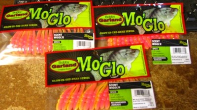 Bobby Garland ''mo glo scent wiggler'', 3 pks, 54 ct, 2 1/2'', free shipping