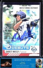 2016 Topps Pro Debut *Garrett Whitley **Card #DD-13** AUTO (RC)