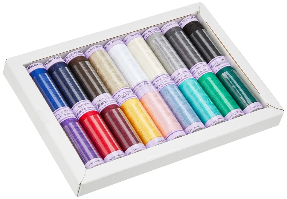 Mettler Silk Finish Cotton Thread Set | Colors may vary | 18 Pcs, Piece - Image 4 of 4