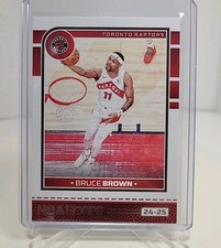 2024-25 Panini NBA HOOPS Bruce Brown #41 Toronto Raptors Basketball Base
