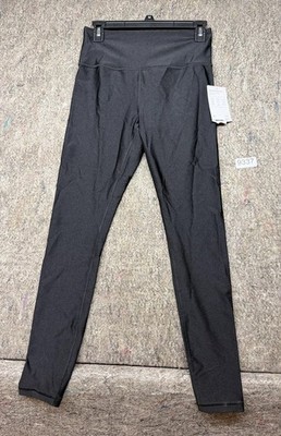 Athleta Leggings Elation Sheen High Rise 7/8 Tight Black Yoga Workout SP New