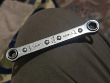 Vtg Mac Rbw-5 Ratcheting Box End Wrench 14 X 516 Vtg Mac Rbw-5 Ratcheting Box End Wrench 14 X 516