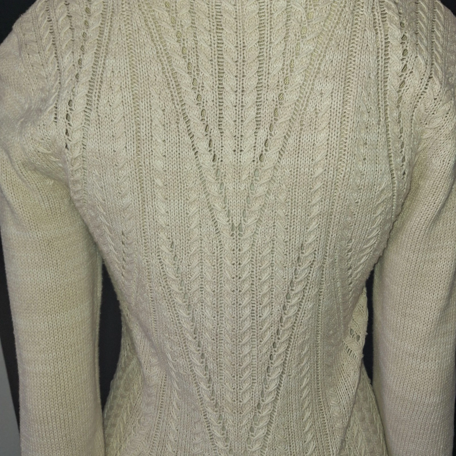 UNDERCOVER Abito Victorias Secret Pointelle in maglia color crema taglia M Medium