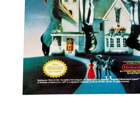 Vintage 1991 Beetlejuice NES Print Ad Retro Nintendo Game Art LJN Movie Promo