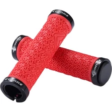 Mountain Bike Grips,Double Lock on Locking Bicycle Handlebar Grips for MTB,Do...